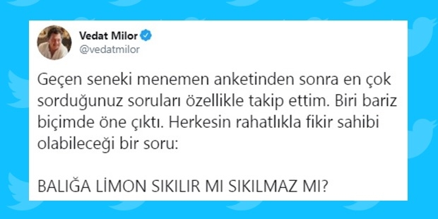 “Balığa Limon Sıkılır Mı?” anketi sosyal medyanın gündeminde galerisi resim 1