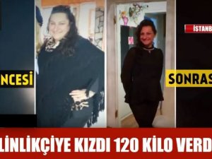 Gelinlikçiye sinirlendi,120 kilo verdi!