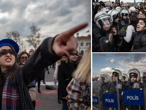 Kadıköy'deki 'Las Tesis' performansından görüntüler