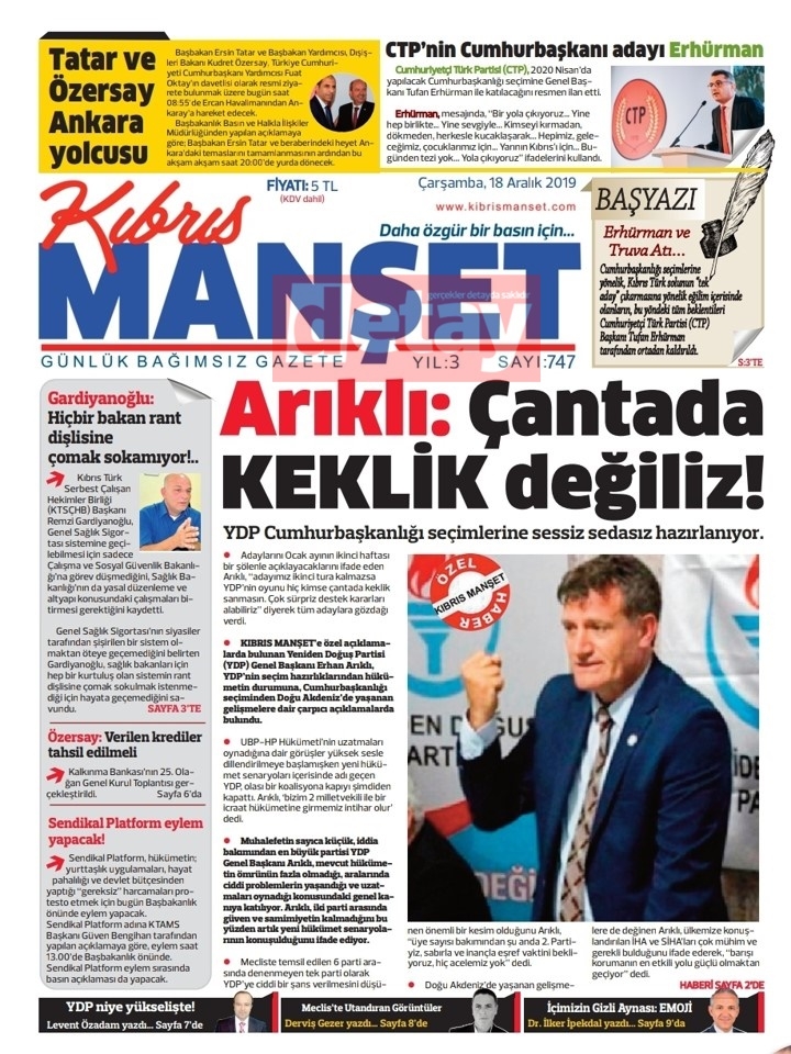 GAZETE MANŞETLERİ 18 ARALIK galerisi resim 8