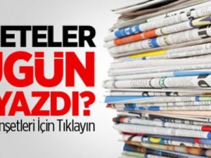 GAZETE MANŞETLERİ 10 OCAK 2020 CUMA