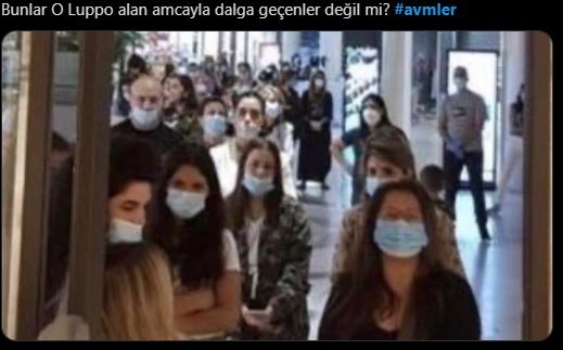 AVM girişlerindeki kuyruklar Twitter'da TT oldu galerisi resim 3