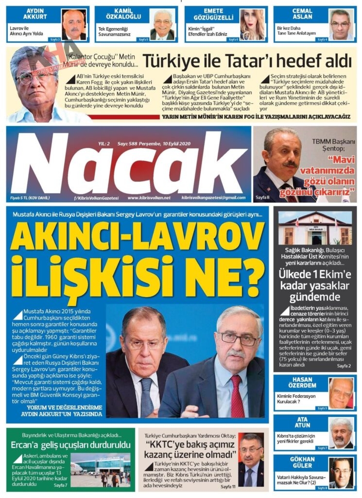 KKTC Gazeteleri Bugün Ne Yazdı? 10 Eylül 2020 Perşembe galerisi resim 15