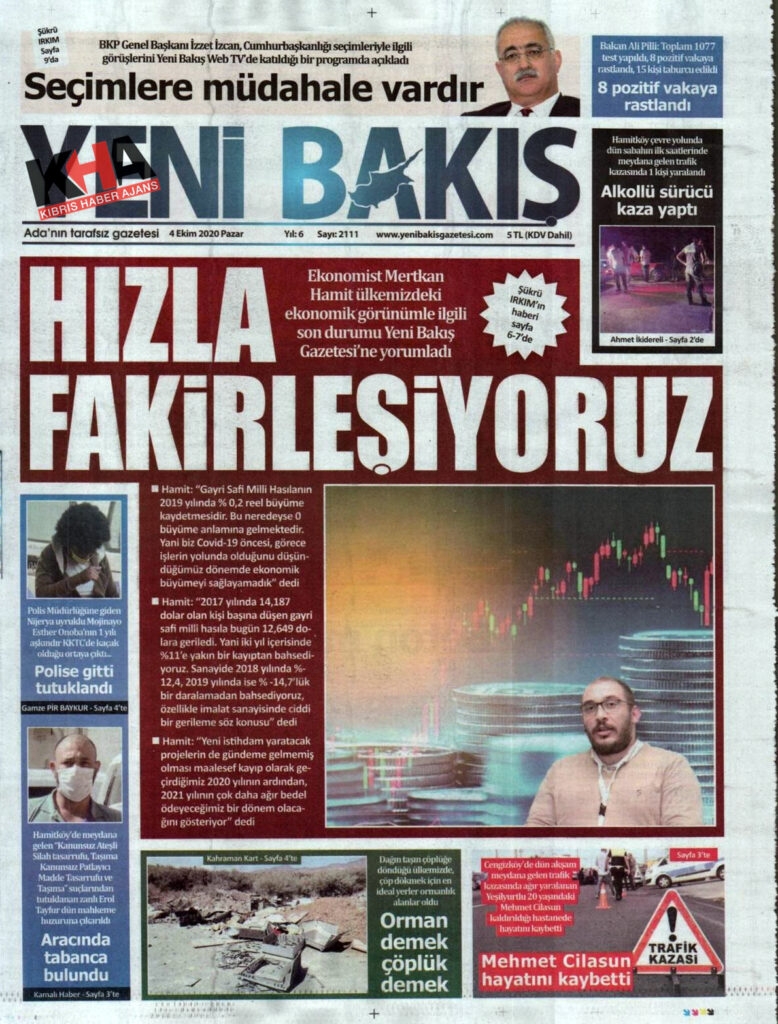 KKTC'de Gazeteler bugün ne yazdı? 4 Eylül 2020 Pazar galerisi resim 5