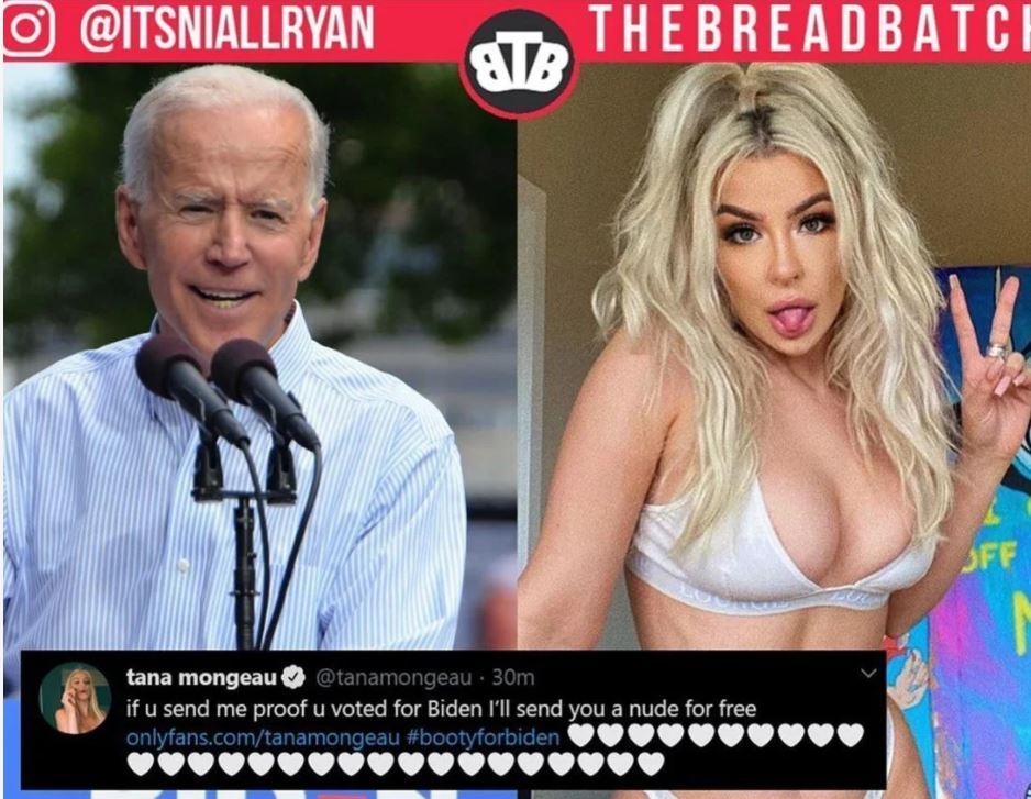 Joe Biden'a oy verene çıplak fotoğraf gönderecek galerisi resim 1