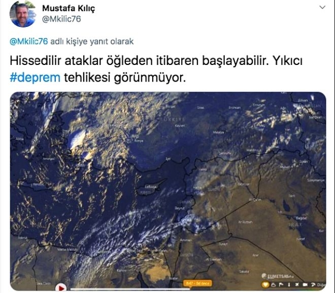 Astrolog ve doğa bilimcilerin depremden saatler önce yaptıkları tahminle galerisi resim 7