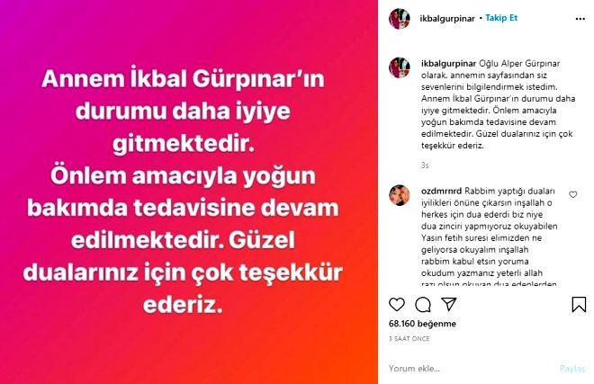 Yoğun bakıma kaldırılmıştı! Koronavirüse yakalanan ünlü sunucu İkbal Gür galerisi resim 2