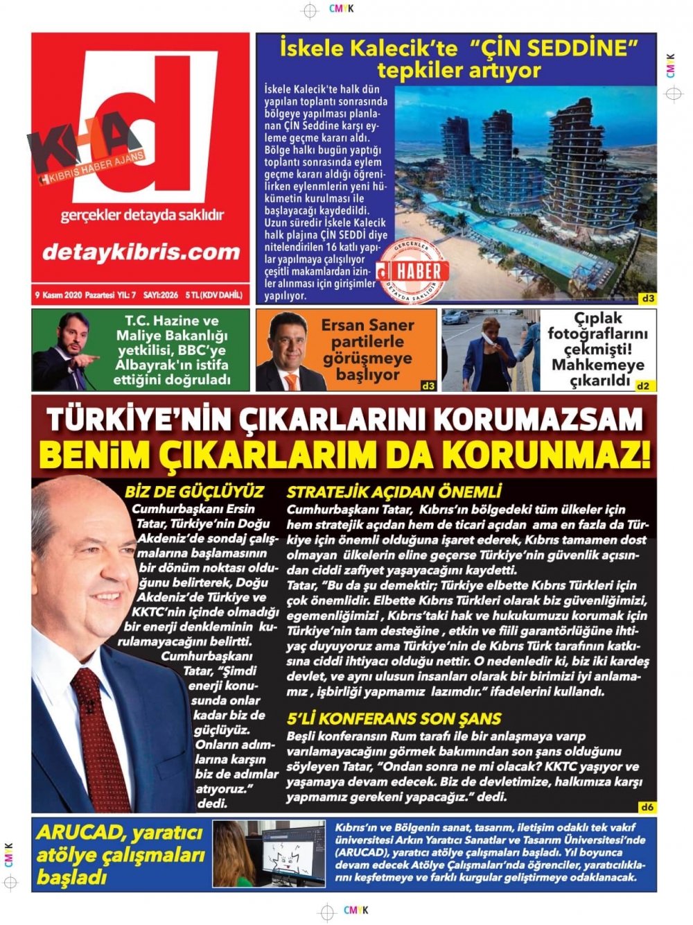 KKTC'de Gazeteler Bugün Ne Yazdı? galerisi resim 1