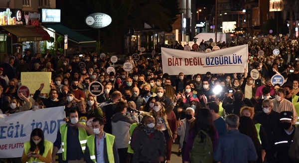 İşte Demokrasi ve İrade yürüyüşünden görüntüler galerisi resim 18