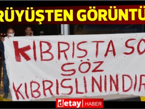 İşte Demokrasi ve İrade yürüyüşünden görüntüler