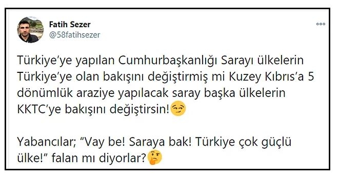 Erdoğan'ın KKTC'ye yeni CB Sarayı önerisi sosyal medyada günde galerisi resim 2