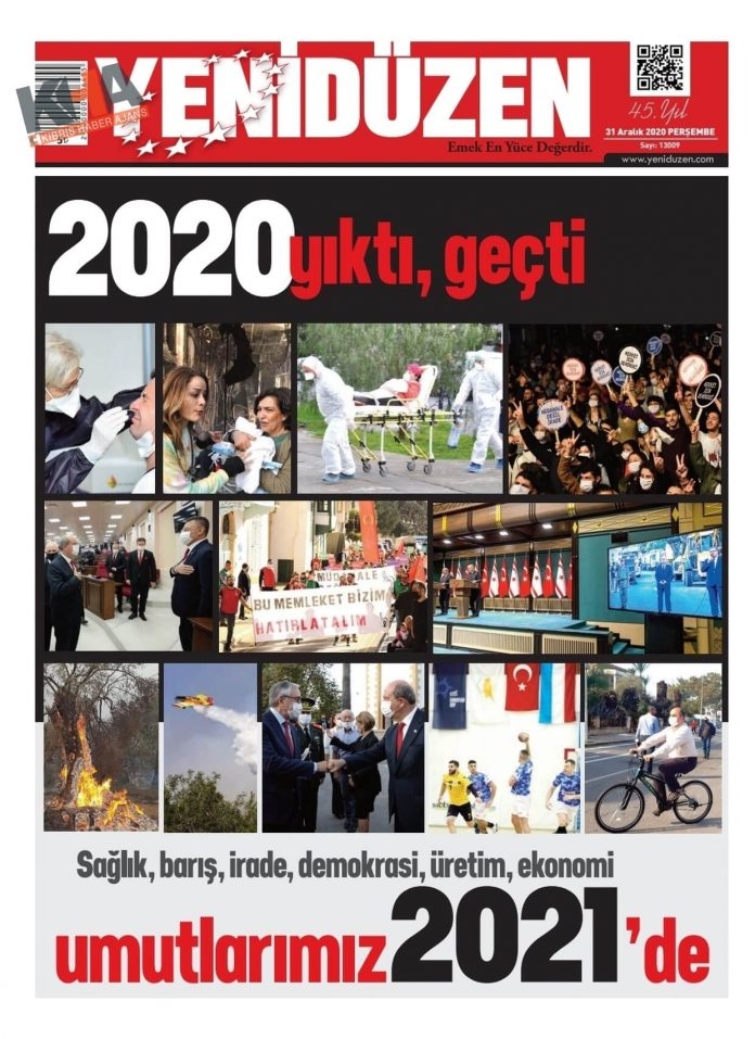 KKTC'de Gazeteler Bugün Ne Yazdı? 31 Aralık 2020 Perşembe galerisi resim 5