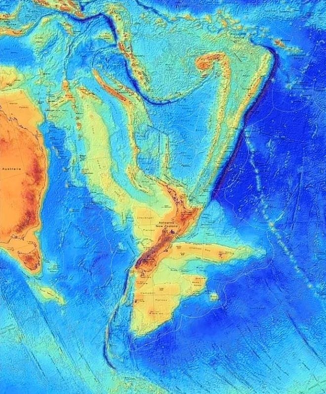 Dünyanın kayıp 8. kıtası Zelandiya'nın şekli gün yüzüne çıktı galerisi resim 4