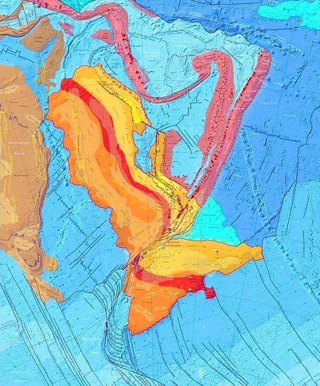 Dünyanın kayıp 8. kıtası Zelandiya'nın şekli gün yüzüne çıktı galerisi resim 5