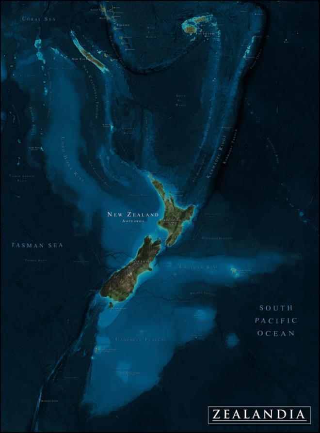 Dünyanın kayıp 8. kıtası Zelandiya'nın şekli gün yüzüne çıktı galerisi resim 7