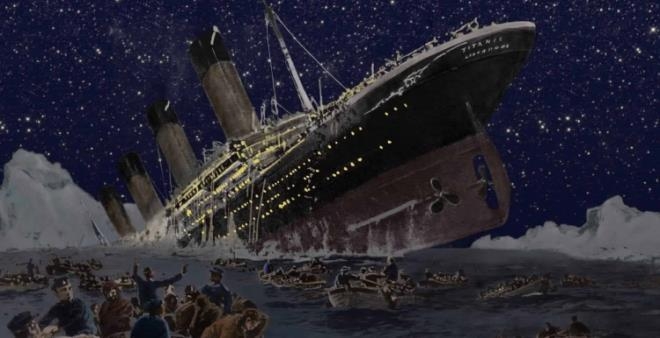 1912 yılında okyanusun karanlık sularına gömülen Titanic batarken bakın  galerisi resim 3