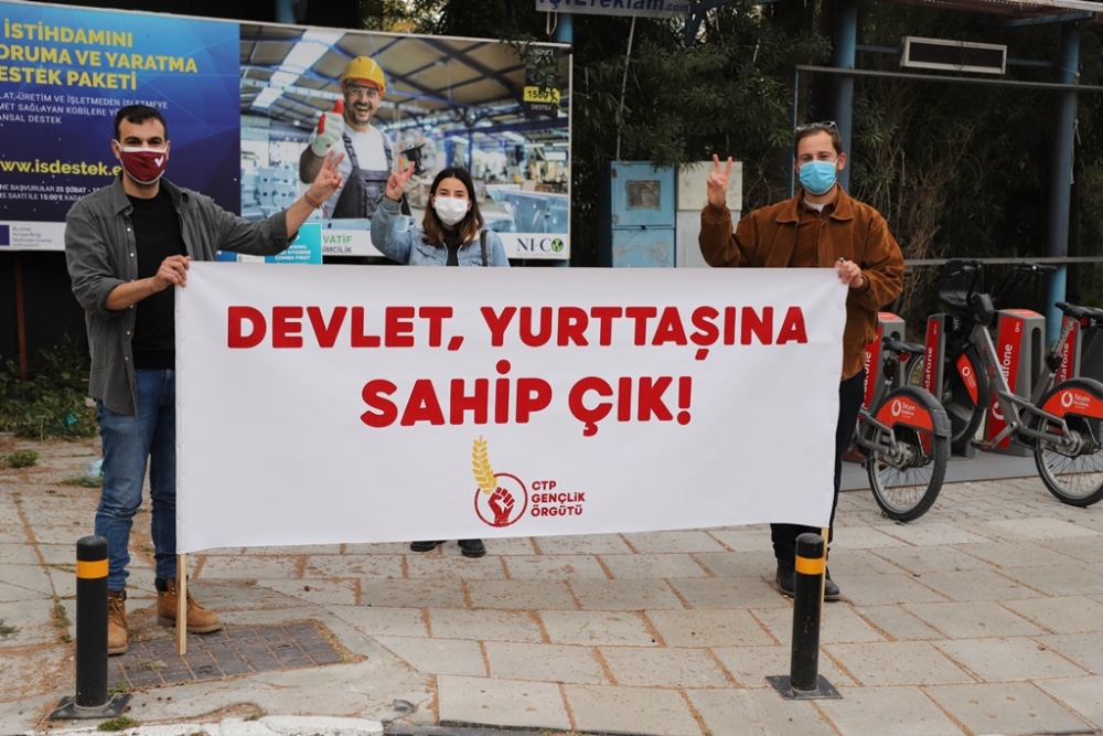 Gençler Kıbrıs’a olan sevdalarını sokaklara taşıdı galerisi resim 6