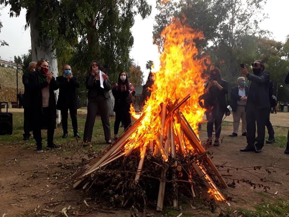 Lefkoşa'da Newroz ateşi yandı galerisi resim 1