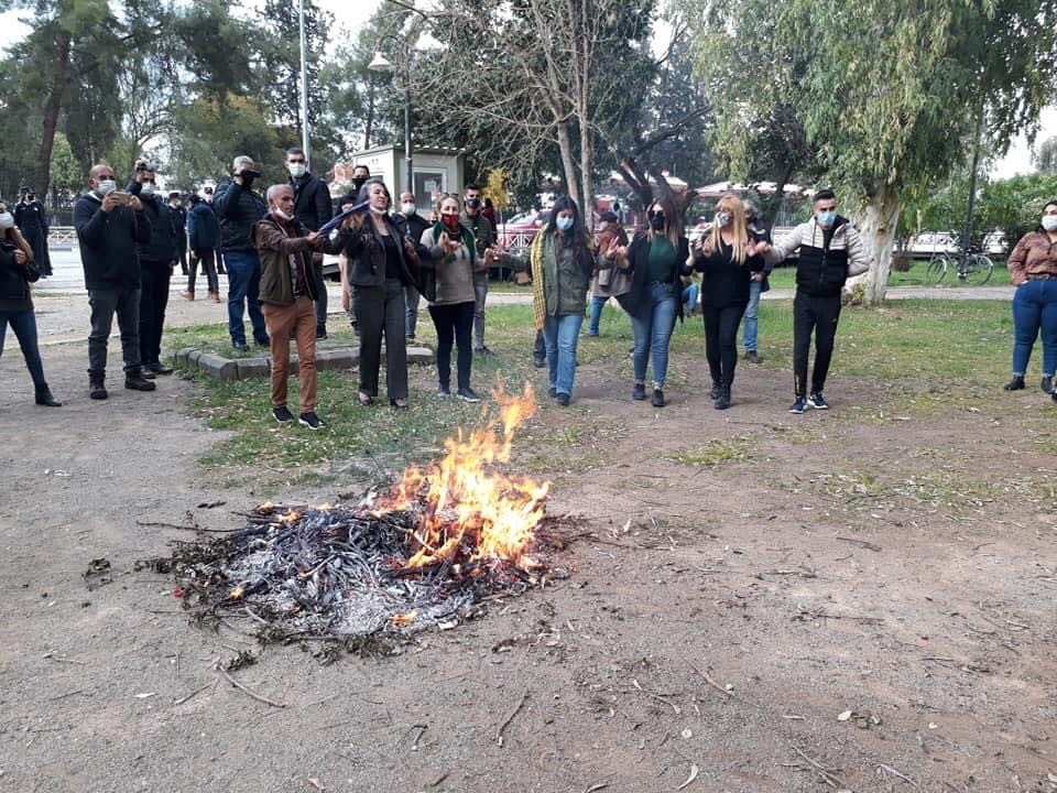 Lefkoşa'da Newroz ateşi yandı galerisi resim 3