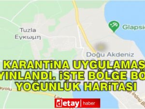 KKTC'de ilk! İşte yoğunluk haritası ve karantina uygulaması!