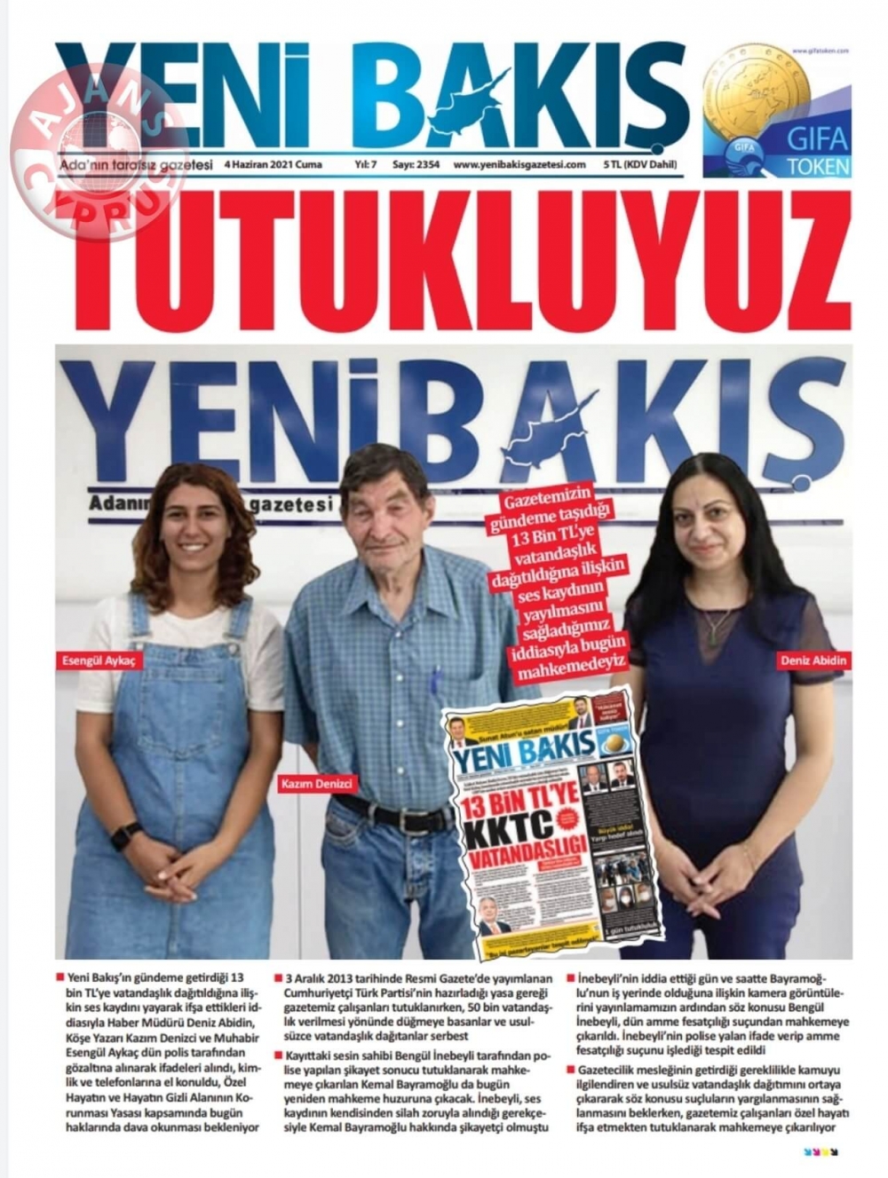 KKTC'de Gazeteler Bugün Ne Manşet Attı? (Detay Gazetesi Bugün Ne Ma galerisi resim 4