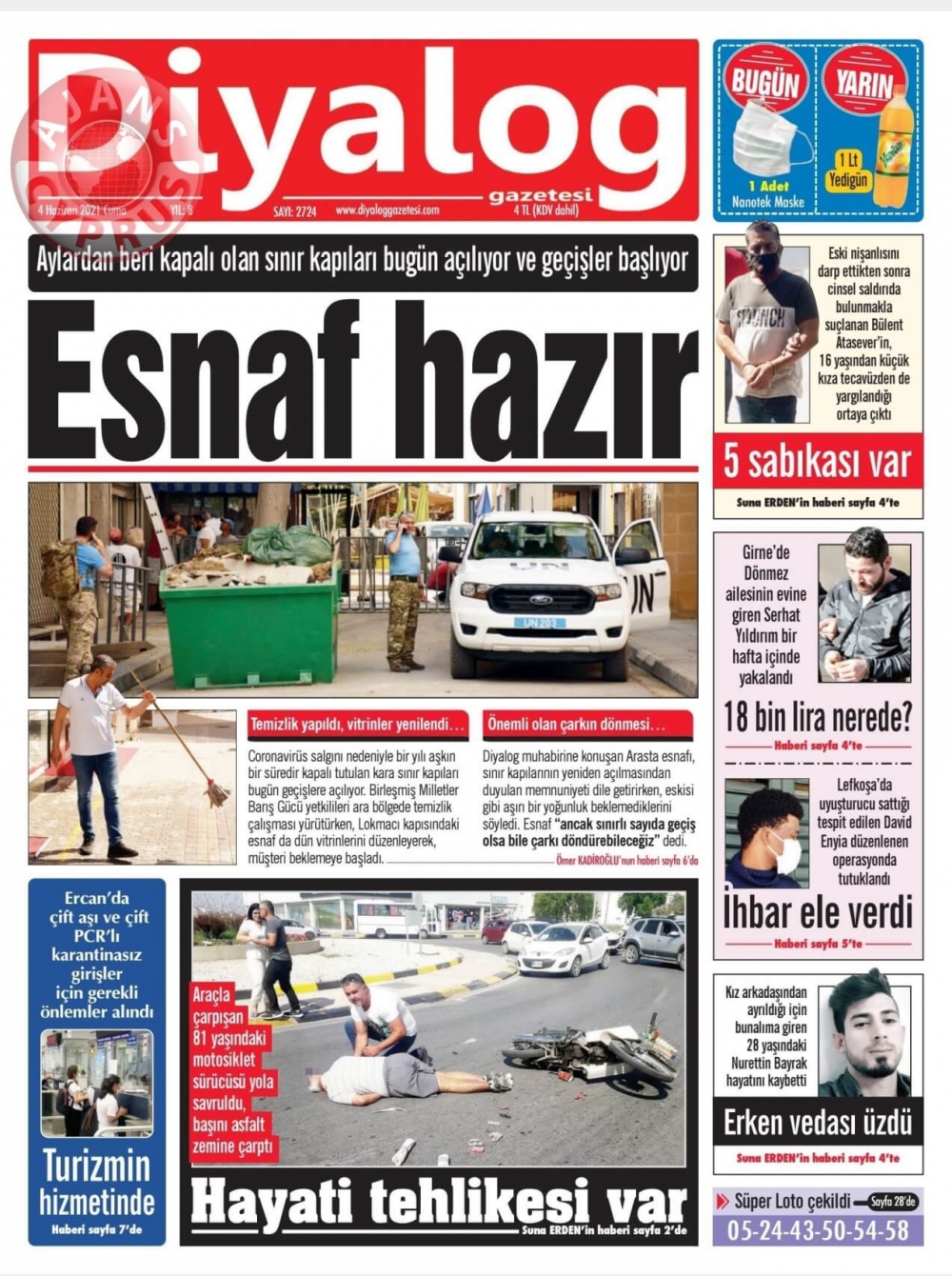 KKTC'de Gazeteler Bugün Ne Manşet Attı? (Detay Gazetesi Bugün Ne Ma galerisi resim 8