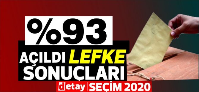 Lefke'de sandıkların %93'ü açıldı...İşte sonuçlar