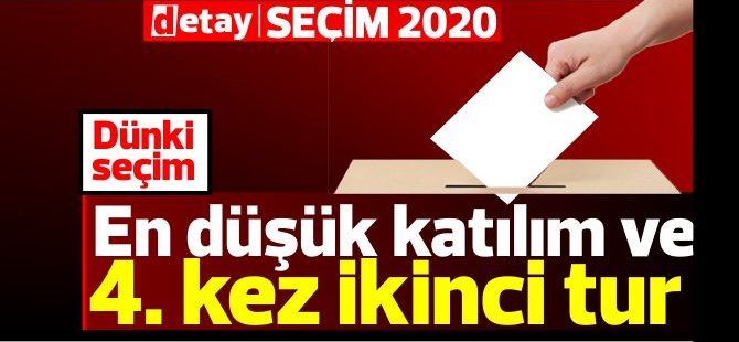 En düşük katılımlı seçim