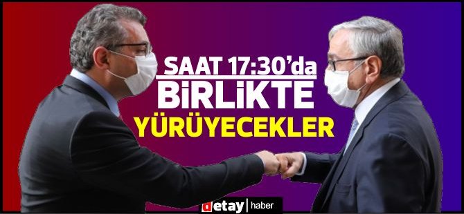 Akıncı ve Erhürman birlikte yürüyecek