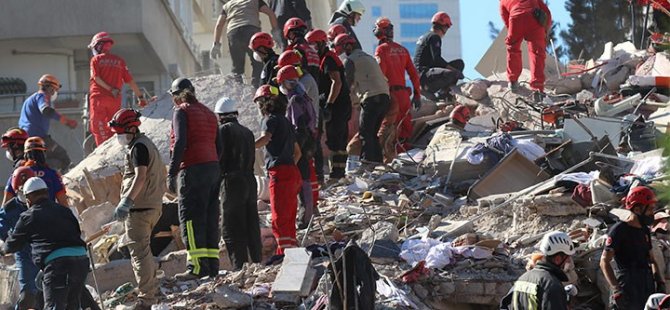 İzmir depreminde son durum: 62 can kaybı, 930 yaralı