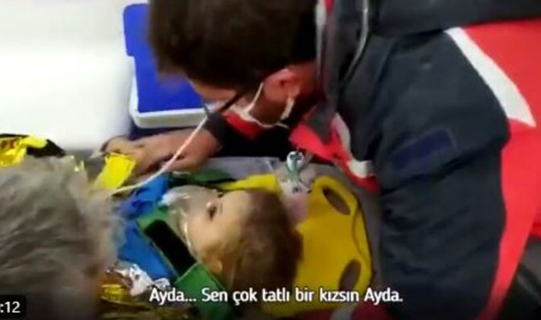 Ayda Gezgin'in ambulanstaki görüntüleri gözleri yaşarttı!