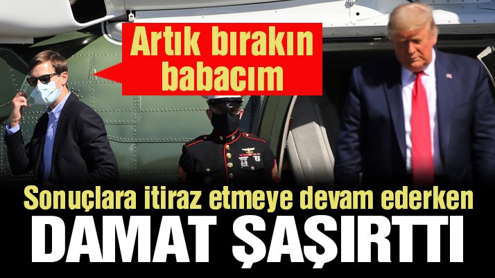 Son dakika… Trump’ın damadından çağrı: Yarışı bırak artık