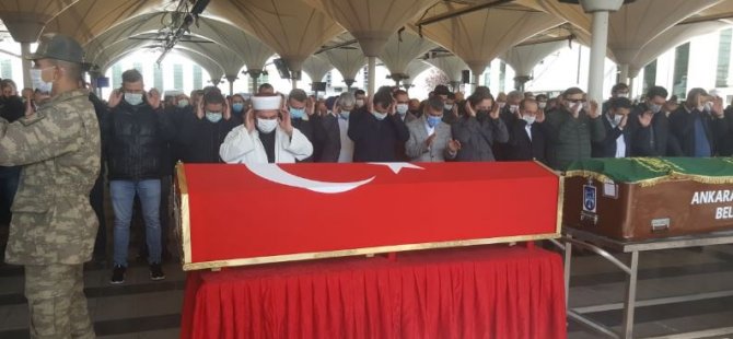 Kıbrıs Gazisi Emekli Piyade Astsubay Kıdemli Başçavuş Mehmet Aksel, askeri cenaze töreni ile son yolculuğuna uğurlandı