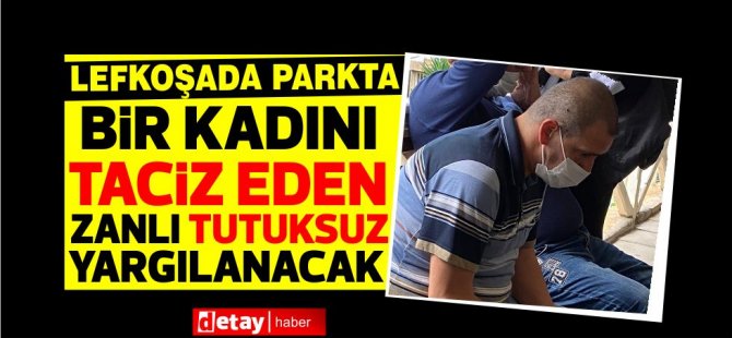 Parkta bir kadını taciz eden zanlı tutuksuz yargılanacak