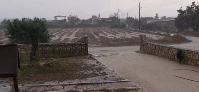 Bazı Yollar Yağış Nedeniyle Kapandı