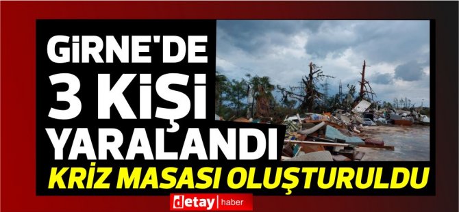 Girne'de 3 kişi yaralandı...Kriz masası oluşturuldu