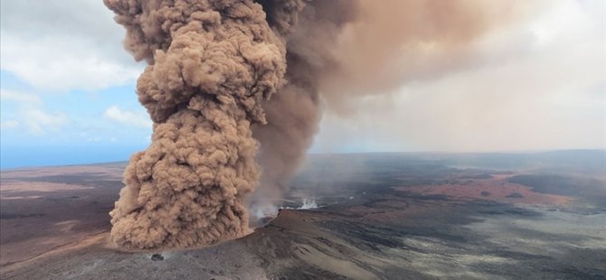 Hawaii'deki Kilauea Yanardağı Faaliyete Geçti