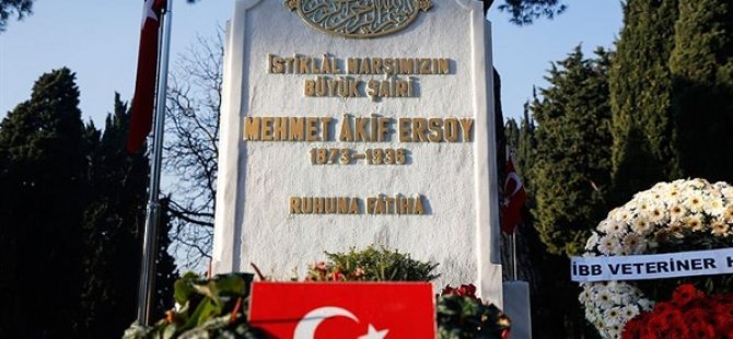 Mehmet Akif Ersoy, Kabri Başında Anıldı