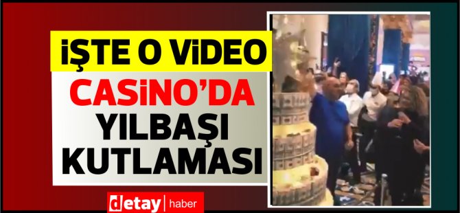 Casino'da yılbaşı kutlaması videosuna tepki yağdı