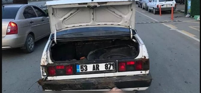 Darp ettikleri kişiyi otomobilin bagajından çıkartıp sokak ortasına atarken yakalandılar