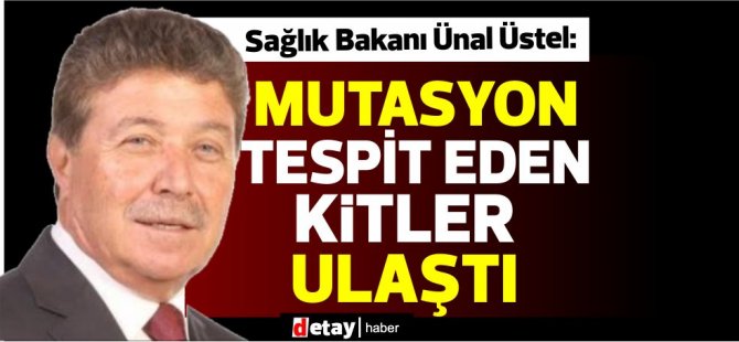 Üstel:''Hedefimiz 10 bin test sayısına çıkmak”