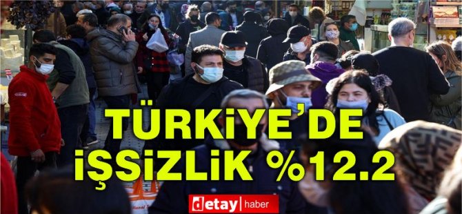 Türkiye’de işsizlik oranı açıklandı: Yüzde 12,2