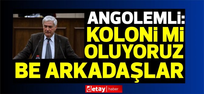 Angolemli:Biz bir devlet değil miyiz? Tutuklama olmasını benim aklım almaz