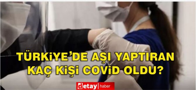 Türkiye'de aşı yaptıran kaç kişi koronavirüse yakalandı? İlk sonuçlar geldi