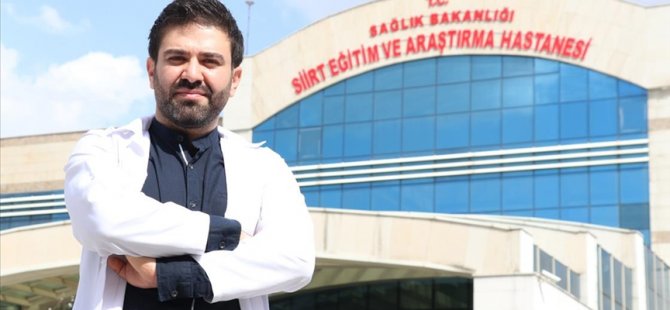 Dünyaya gözlerini açtığı hastanede şifa dağıtıyor