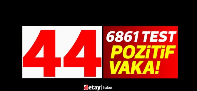 35’i yerel 44 pozitif vaka