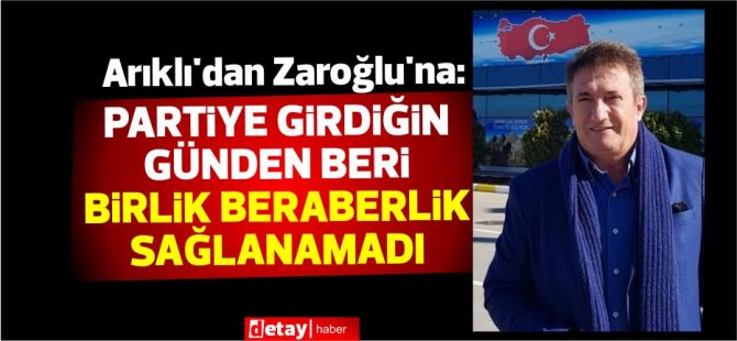 Ayhan Arıklı'dan Zaroğlu'na:''Ben bu partiyi kapatmazsam anam avradım olsun'' diye yemin etmedin mi