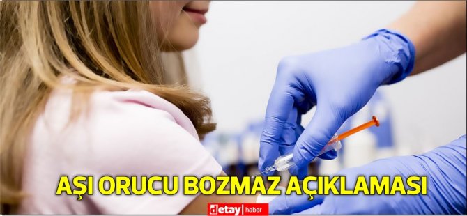 TC Din İşleri Yüksek Kurulu üyesi Bozkurt: Aşı orucu bozmaz