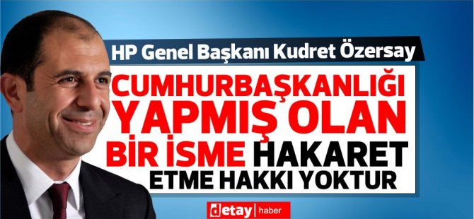 Özersay'dan,Bahçeli'nin açıklamalarına tepki: ''Bu ifadeler Kıbrıs Türk halkına saygısızlıktır''