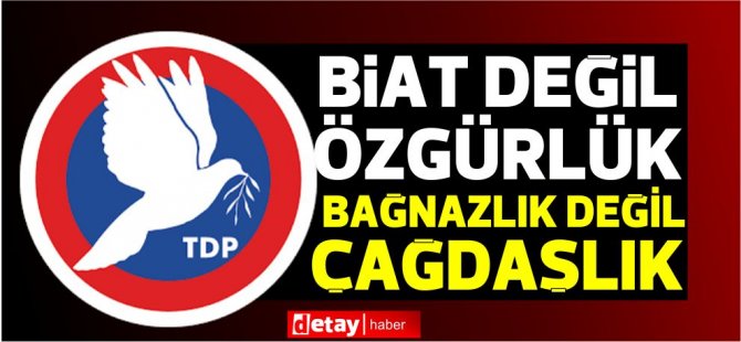 TDP:Kıbrıs Türk’ünü kurtlar sofrasına meze yapmayacağız